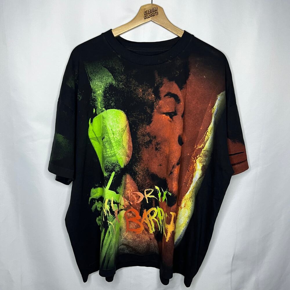 Barriers Worldwide Jimi Hendrix Alchemy Tee in Vintage Black L fits like XXL